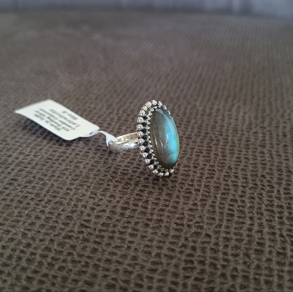 Shivam Labradorite Statement Ring💍 - Picture 15 of 16